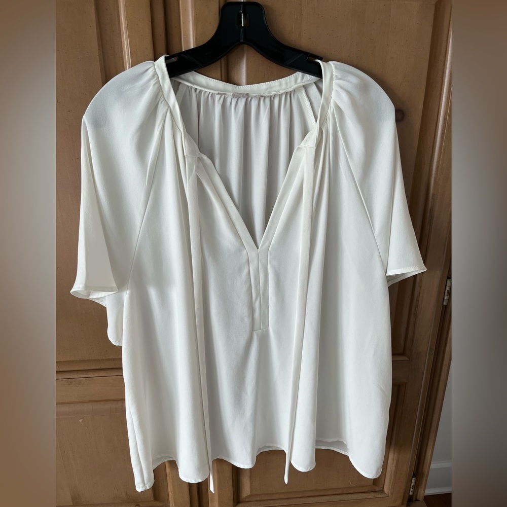 Elegant White Women's Top